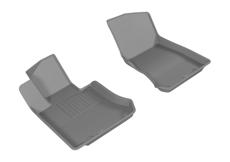 Mercedes-Benz GLC-Class Floor Mats - Front - 3D MAXpider - Kagu - Gray - `16-`20